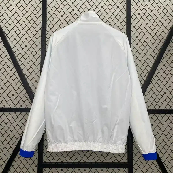 Real Sociedad Reversible Double-Sides Windbreaker Jacket Blue&White 2024-25