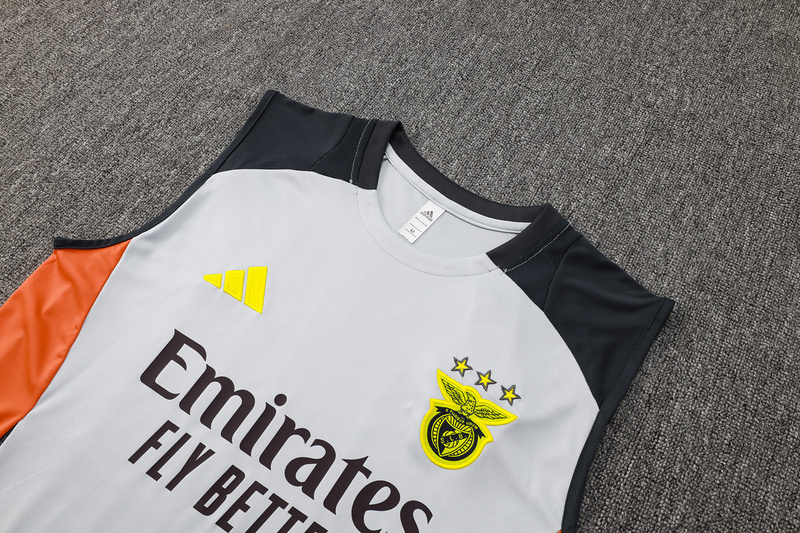 Benfica Sleeveless Training Kit Grey 2025/26