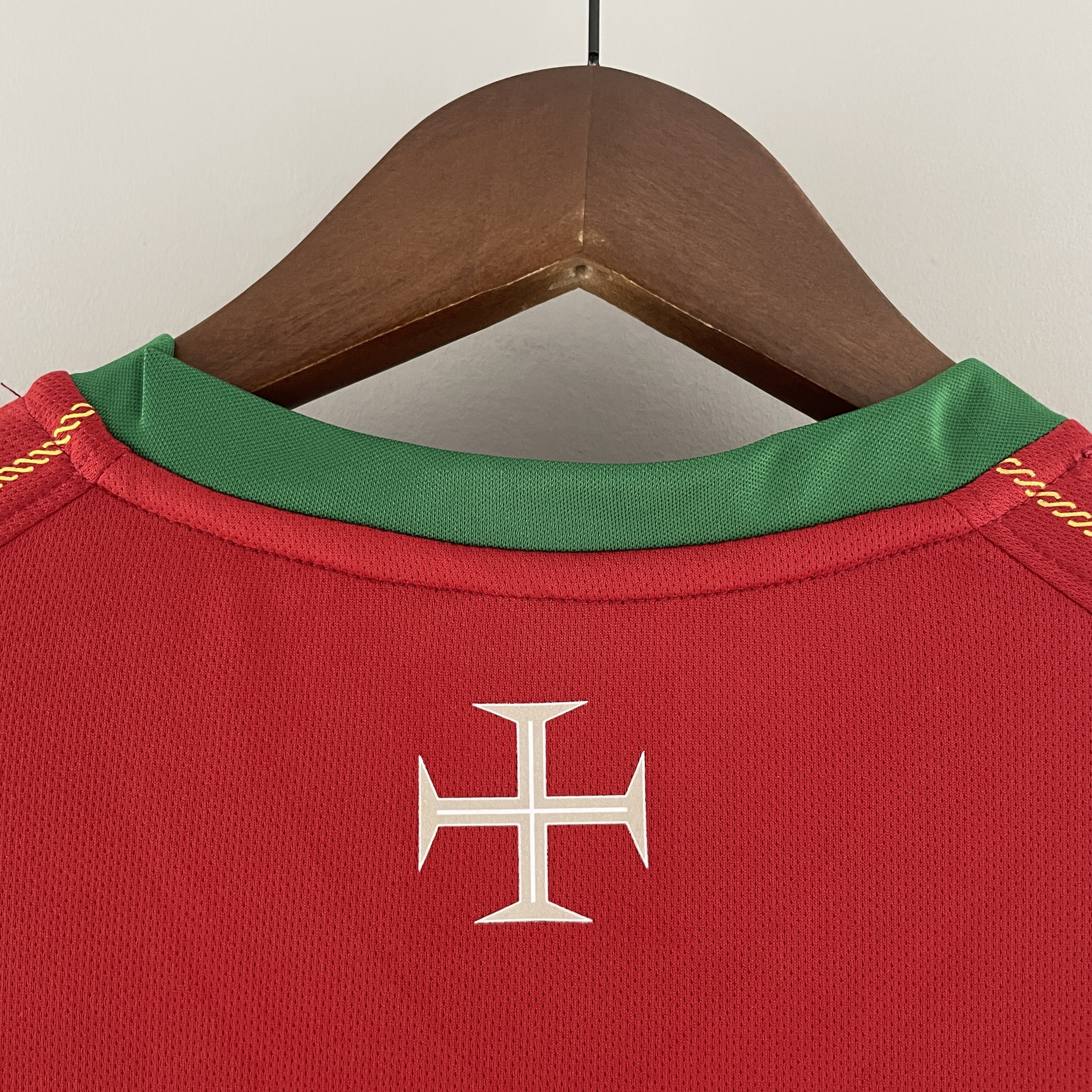 Portugal Retro Soccer Jersey Home Custom Shirt 2006