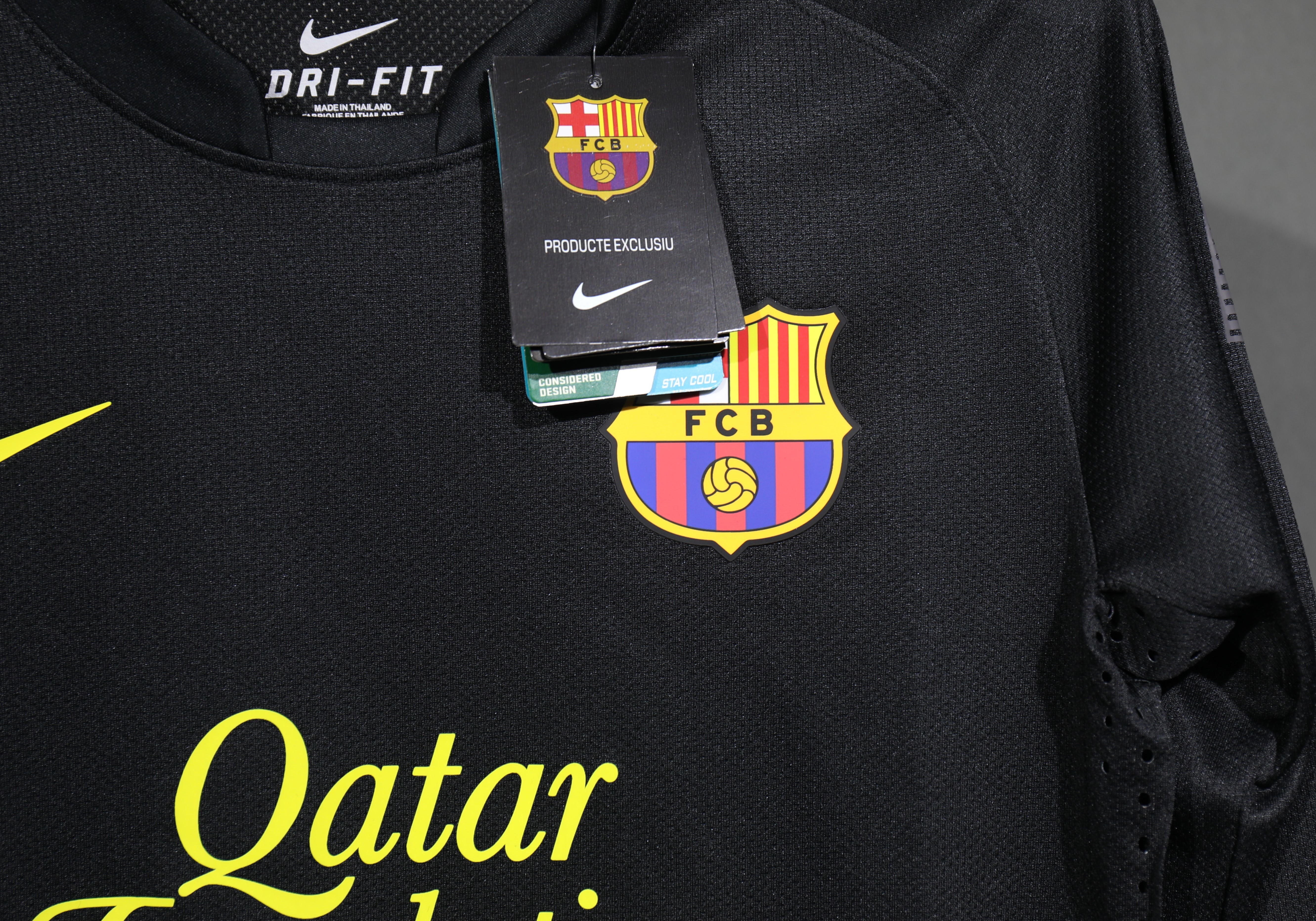 Authentic Barcelona Retro Jersey Away Long Sleeve Soccer Shirt 2011-12