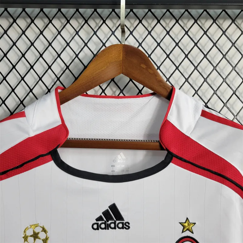 AC Milan Retro Soccer Jersey Away UCL Final Long Sleeve Custom Shirt 2006/07