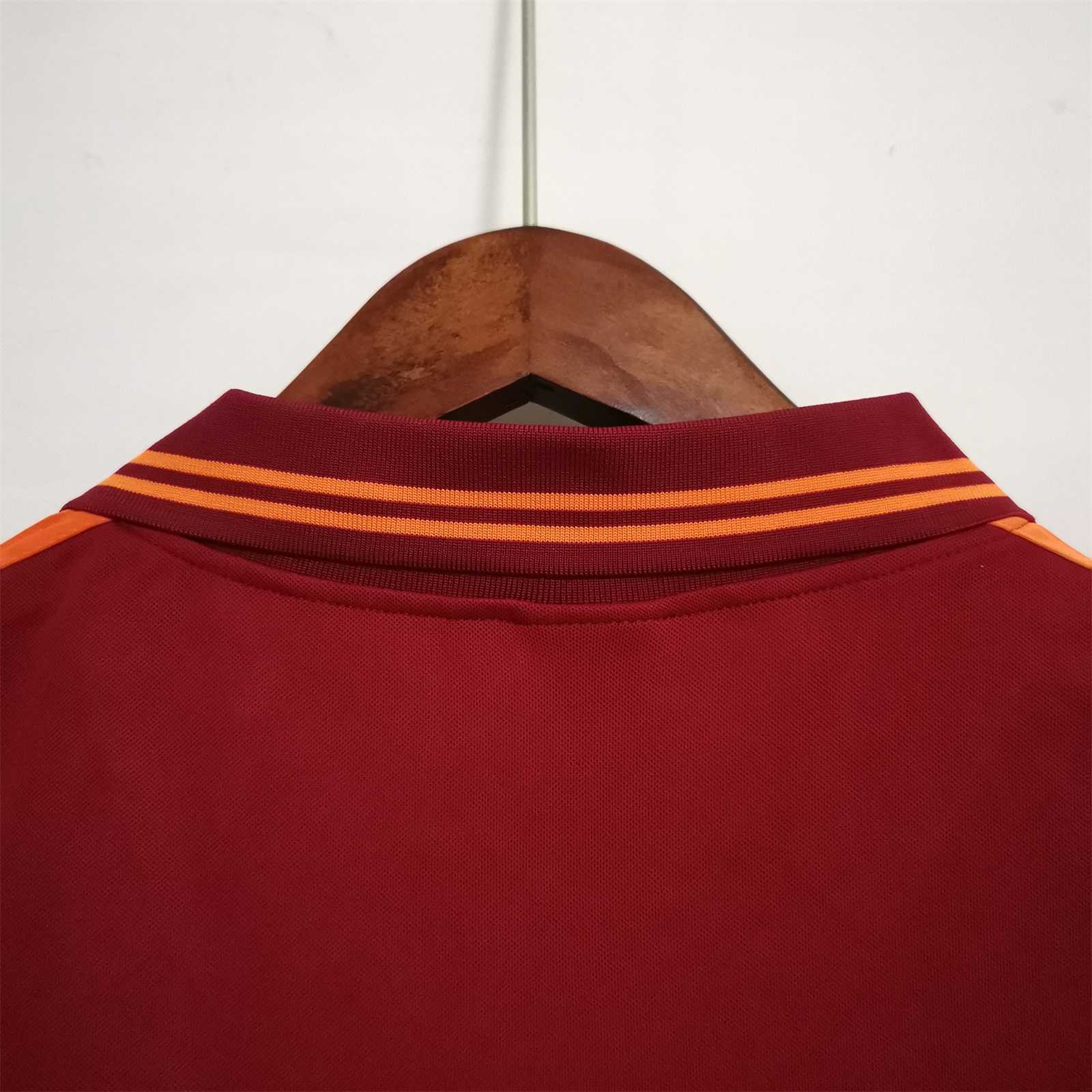 Roma Retro Soccer Jersey Home Custom Shirt 1992/94