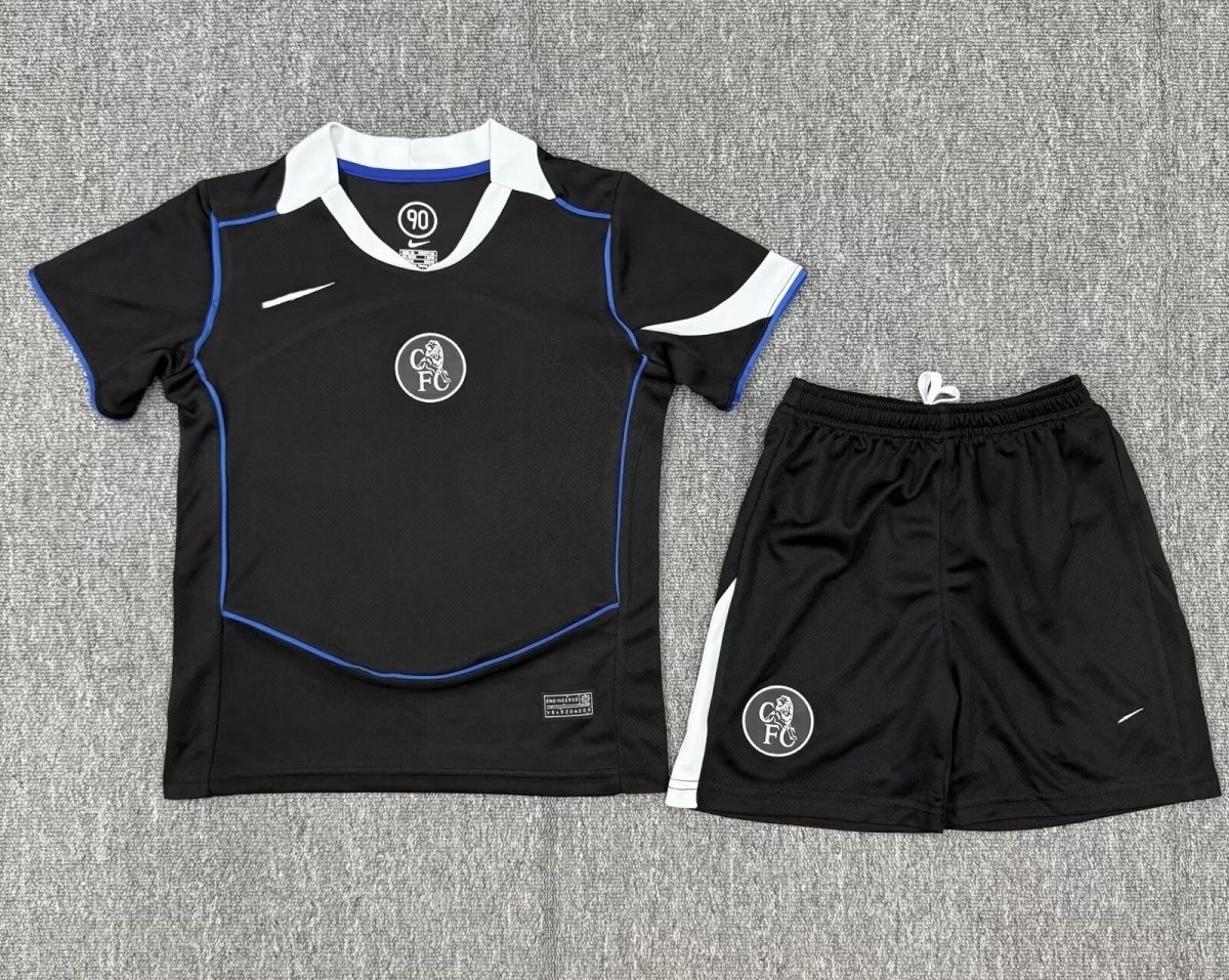 Chelsea Football Jersey Third Away Kids Kit Jersey+Shorts 2025/26