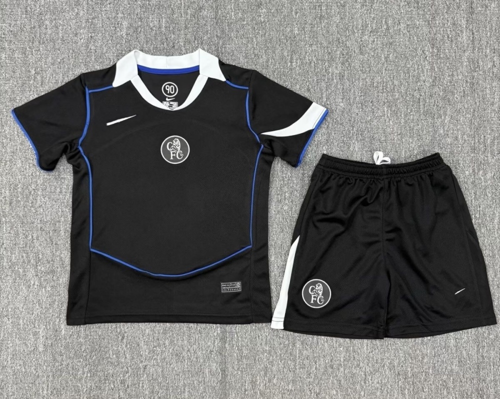 Chelsea Football Jersey Third Away Kids Kit Jersey+Shorts 2025/26