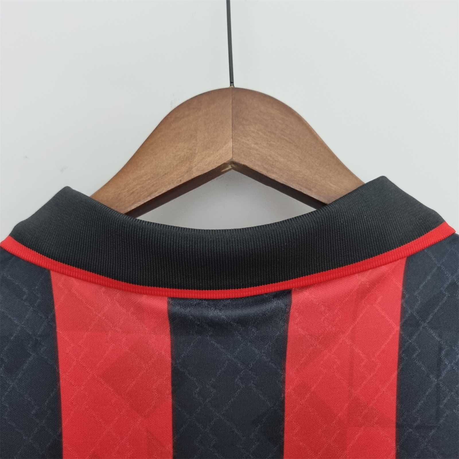Maldini #3 AC Milan Retro Soccer Jersey Home Shirt 1995/96