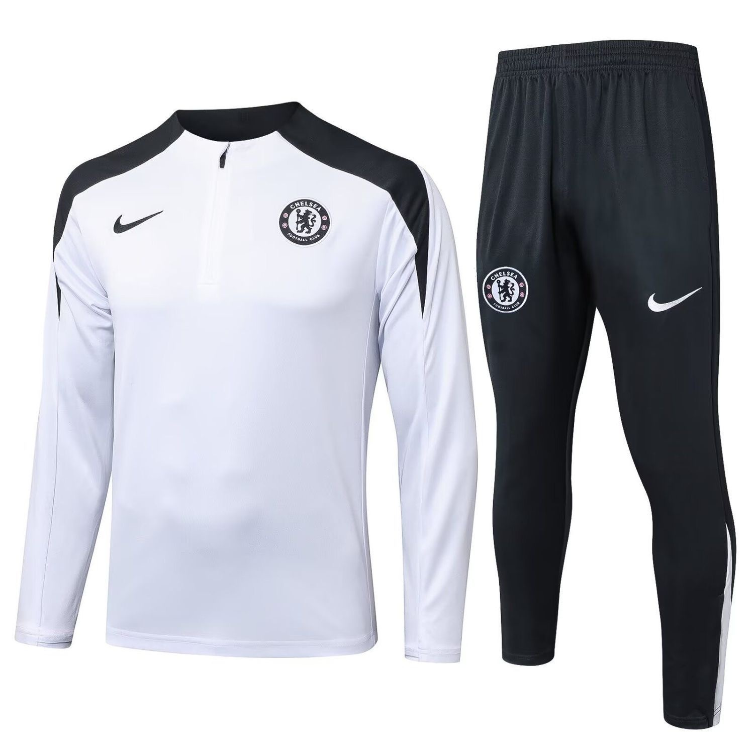 Chelsea Training Kit (Sweatshirt+Pants) White 2025/26