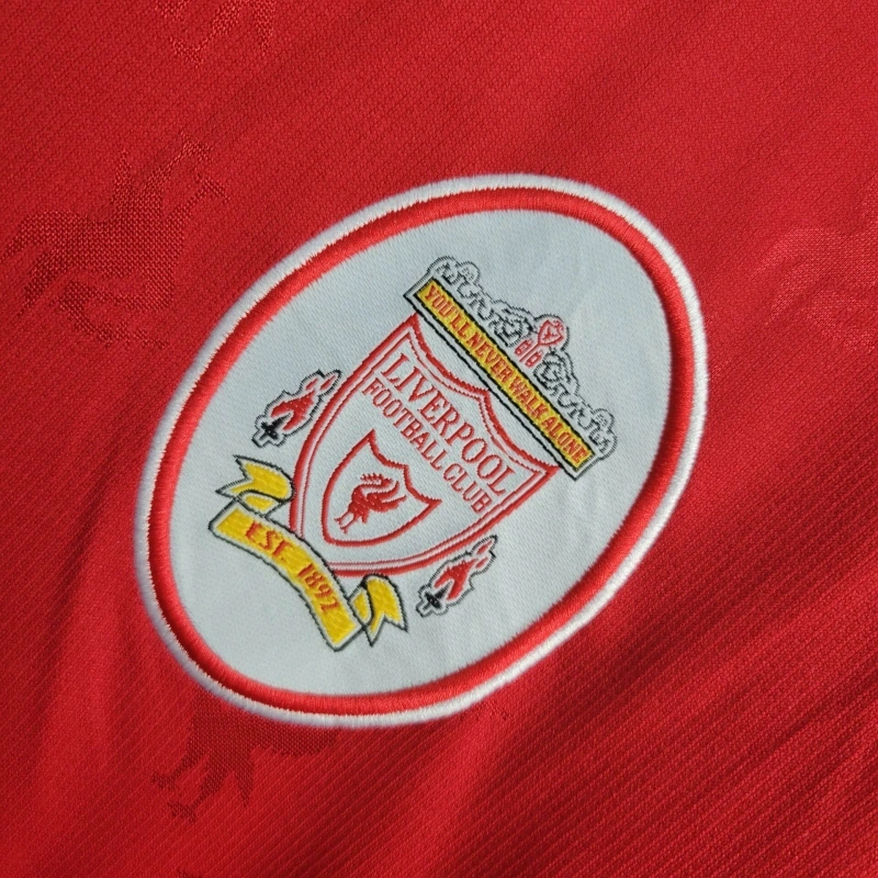 Liverpool Retro Football Jersey Home Custom Shirt 1996/97
