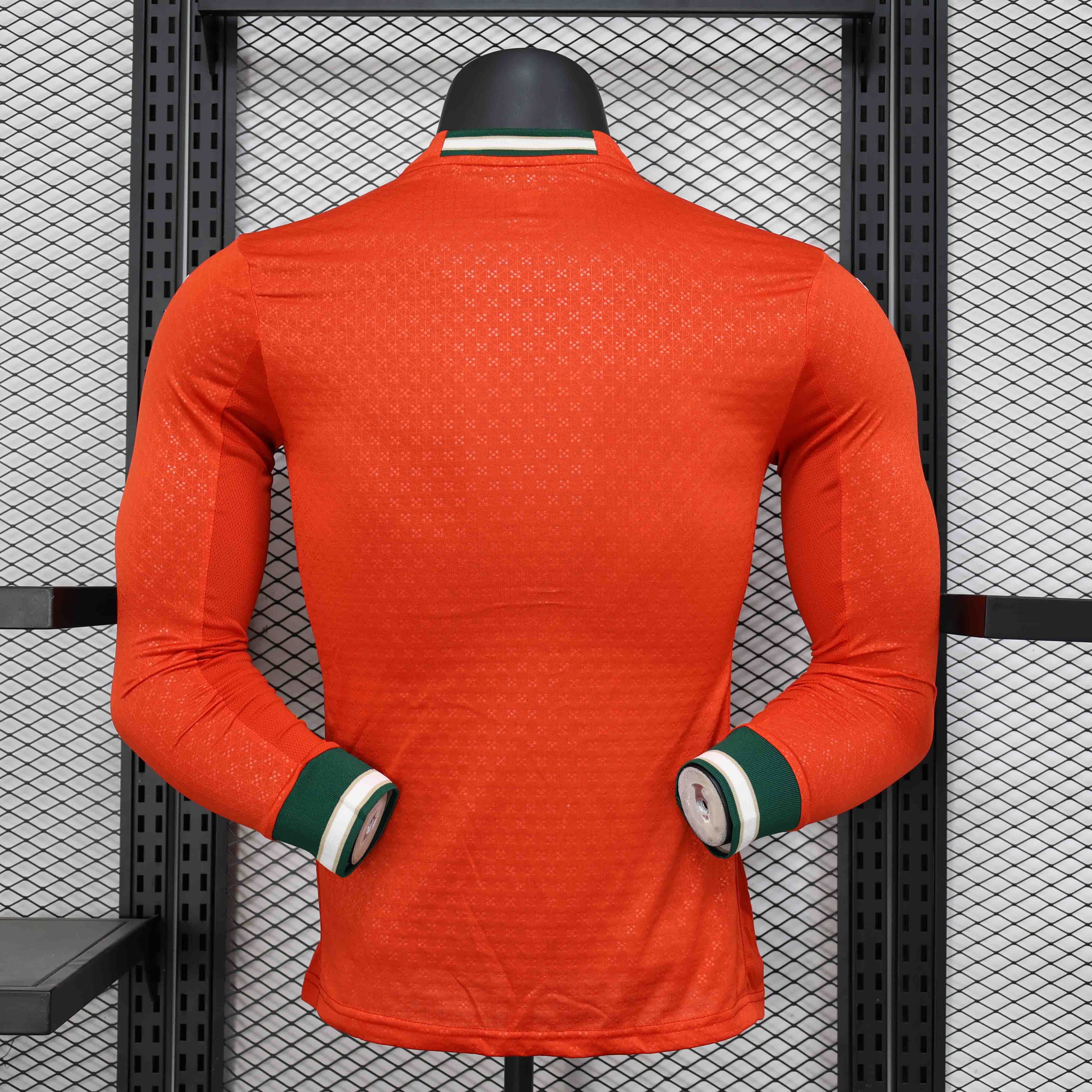 Portugal Authentic Soccer Jersey Home Long Sleeve Shirt 2025