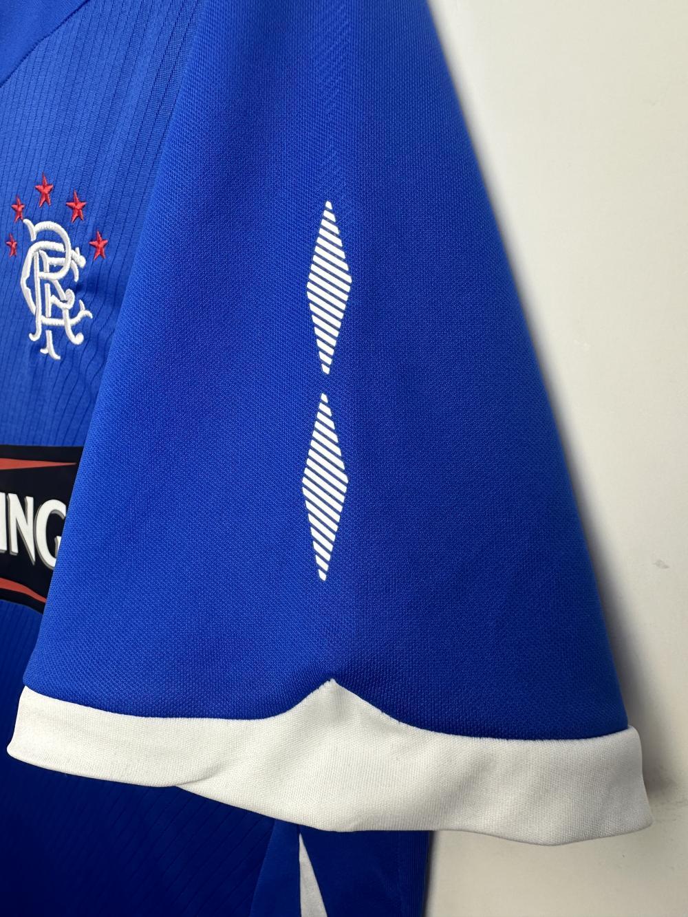 Rangers FC Retro Soccer Jersey Home Custom Shirt 2008-09