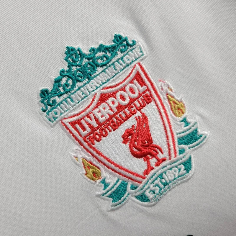 Liverpool Retro Football Jersey Third Away Long Sleeve Custom Shirt 2006/07
