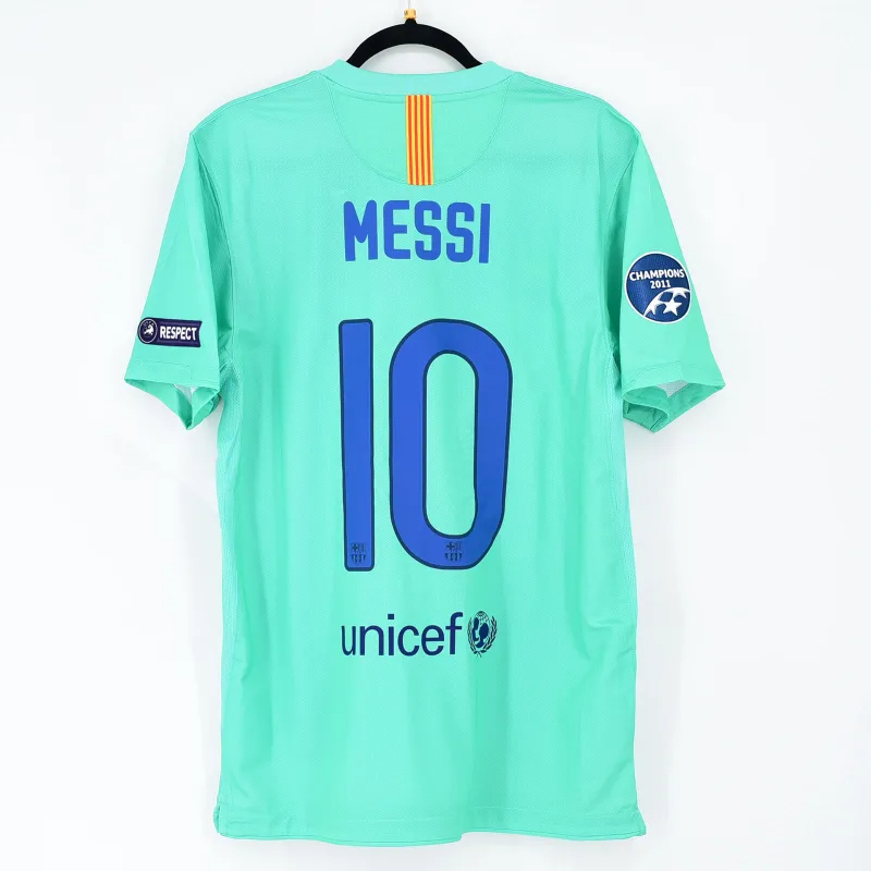 Barcelona Retro Jersey Third Away Soccer Shirt 2011-12