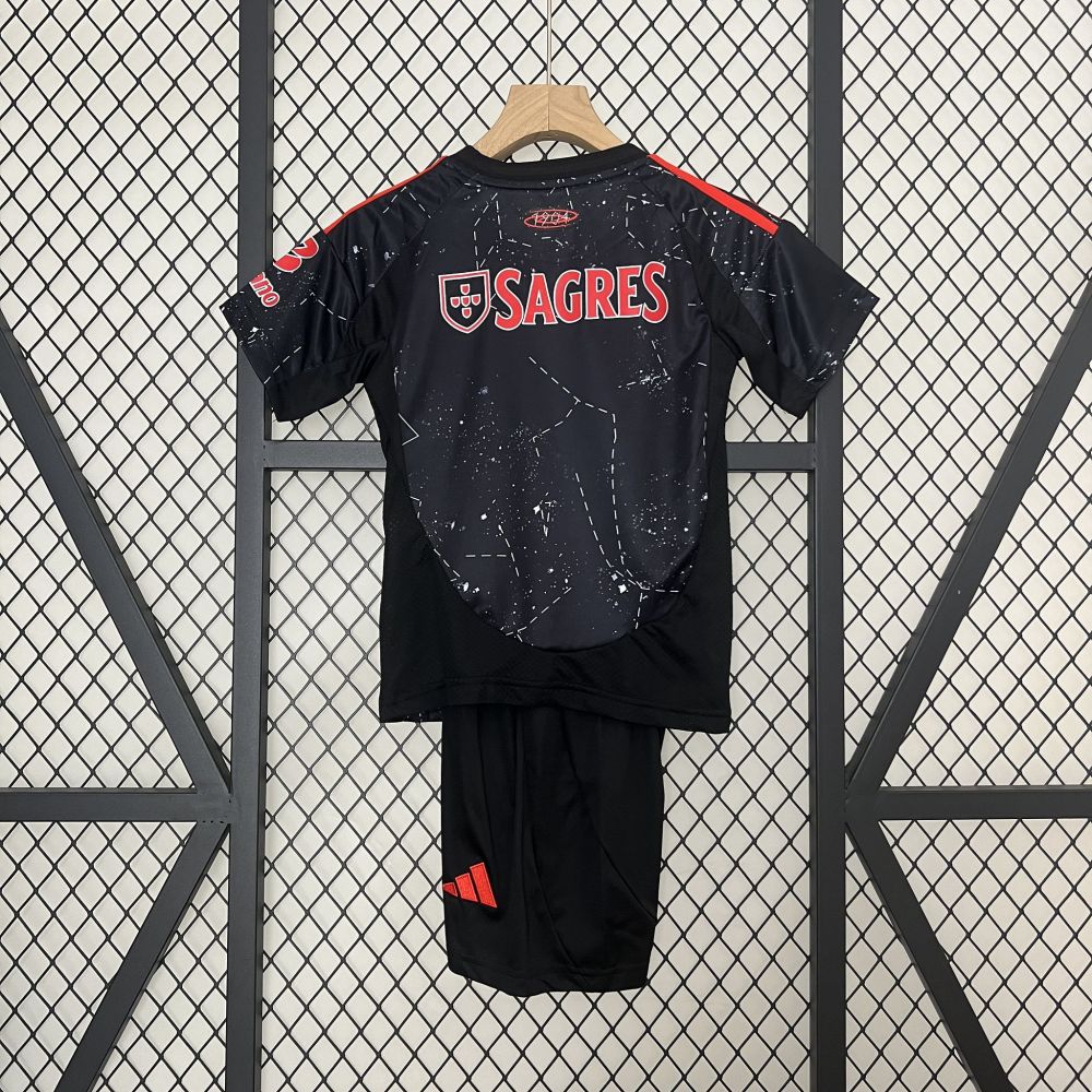 Benfica Soccer Jersey Away Kids Kit Jersey+Shorts 2024/25