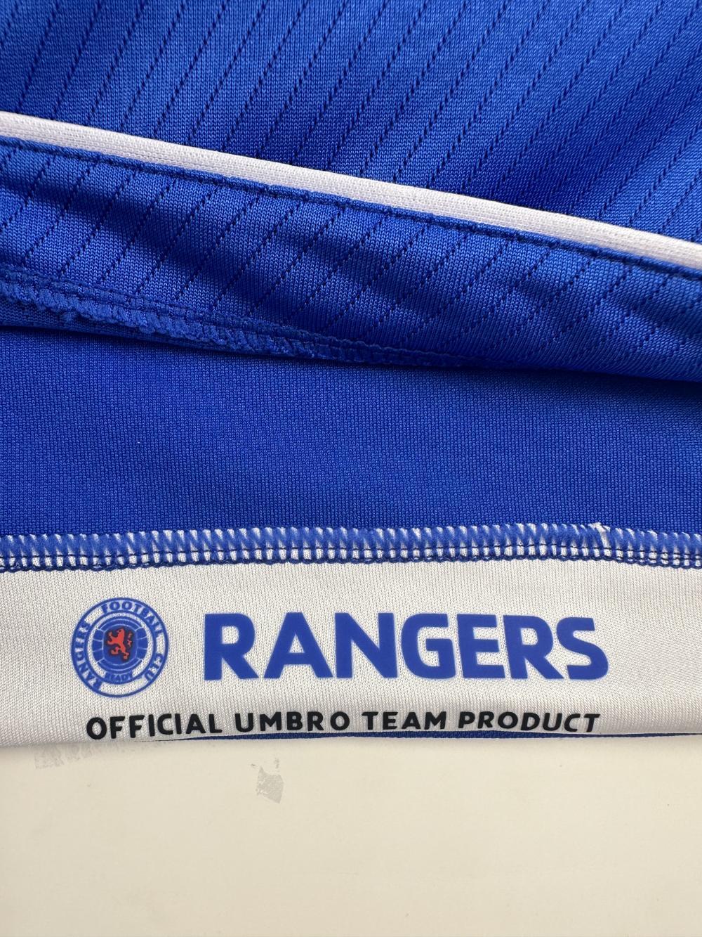 Rangers FC Retro Soccer Jersey Home Custom Shirt 2008-09