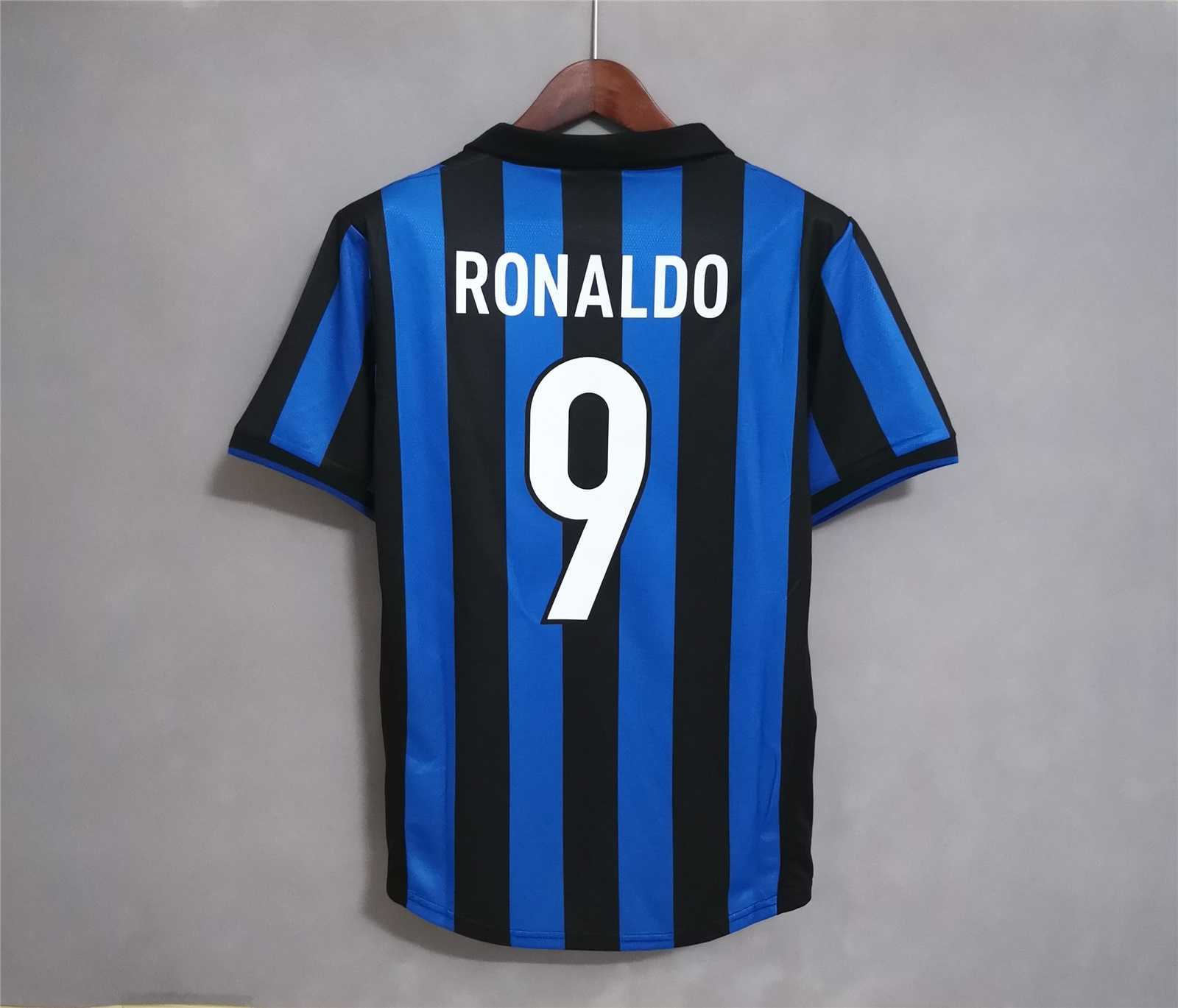 Inter Milan Retro Jersey Custom Home Soccer Jersey 1998/99