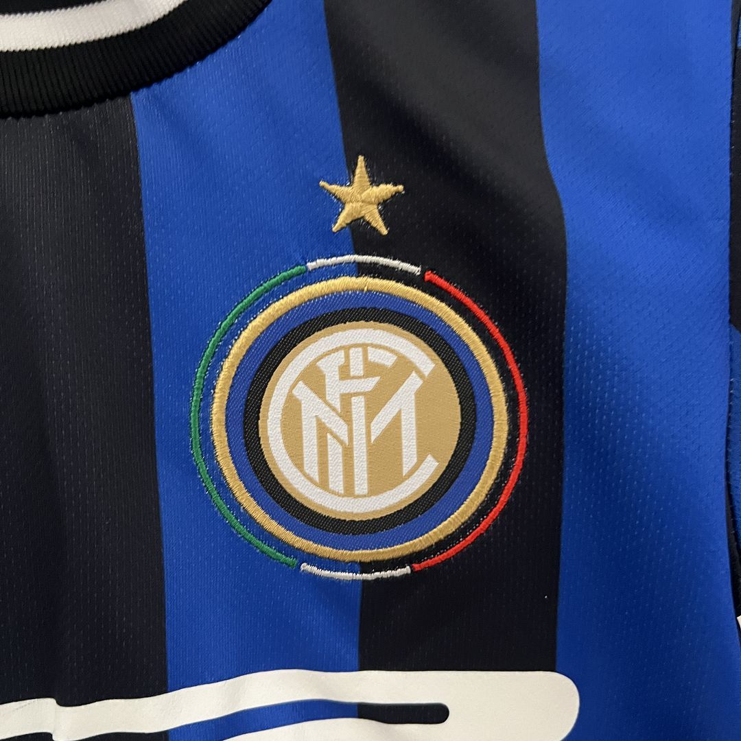 Inter Milan Retro Jersey Custom Kids Kit Jerseys+Shorts 2009/10