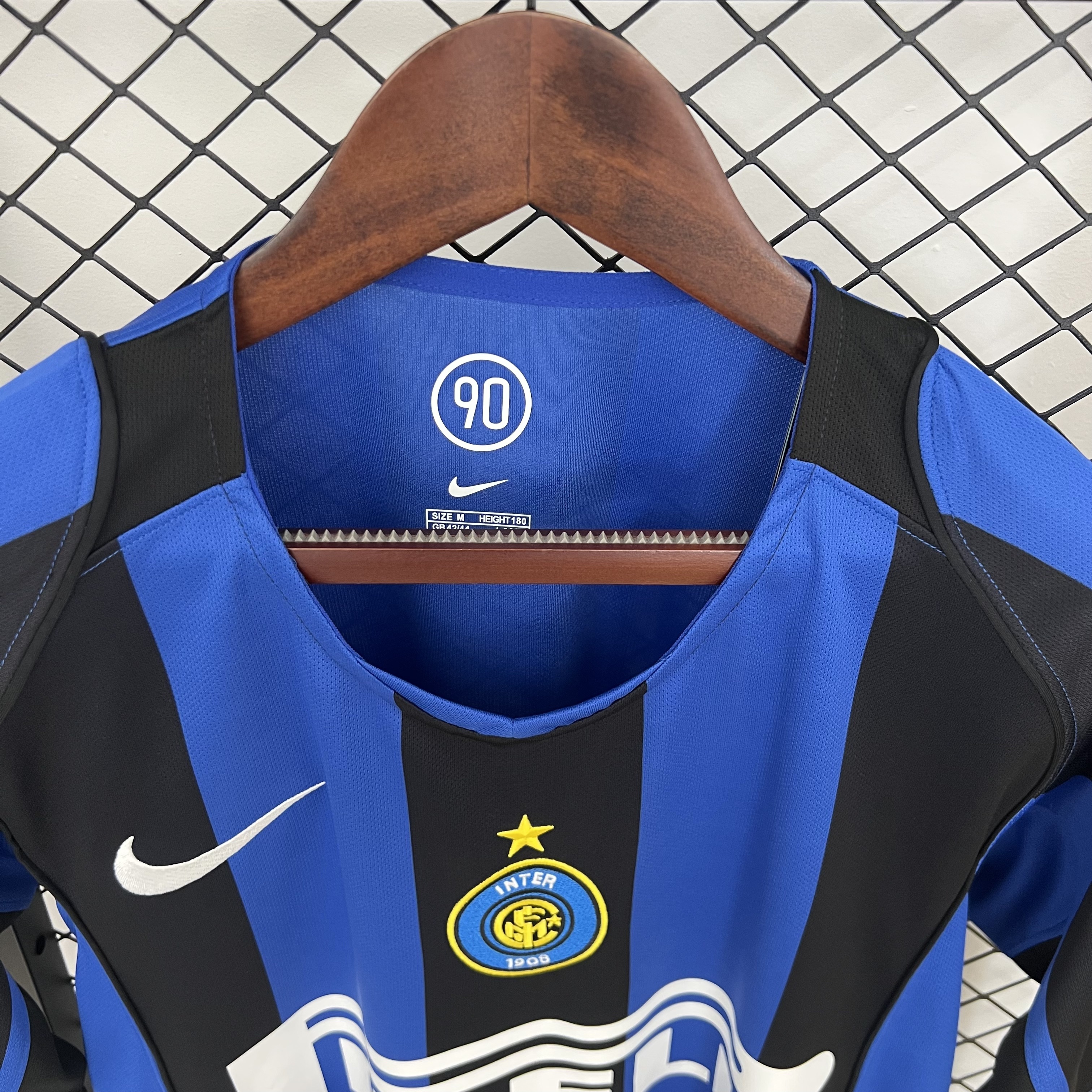 Inter Milan Retro Jersey Custom Home Soccer Jersey 2004/05