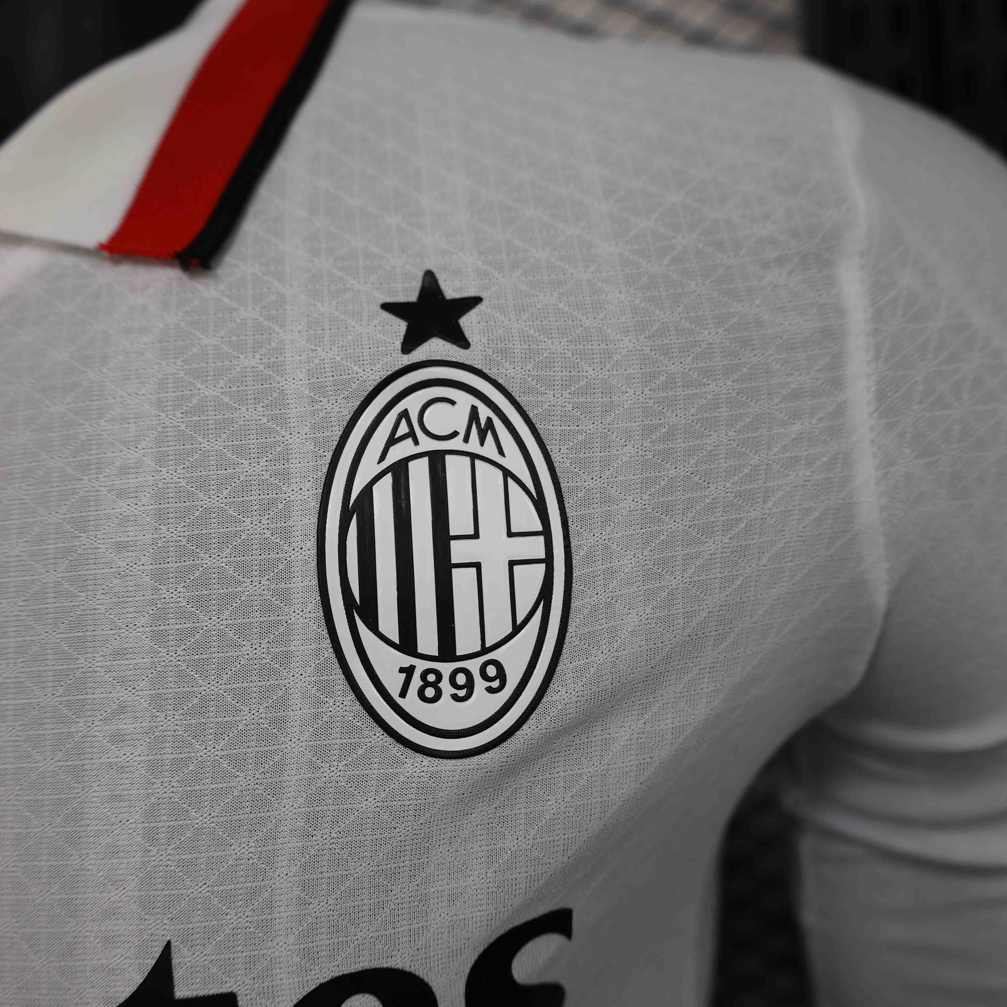 AC Milan Authentic Soccer Jersey Away Long Sleeve Shirt 2024/25