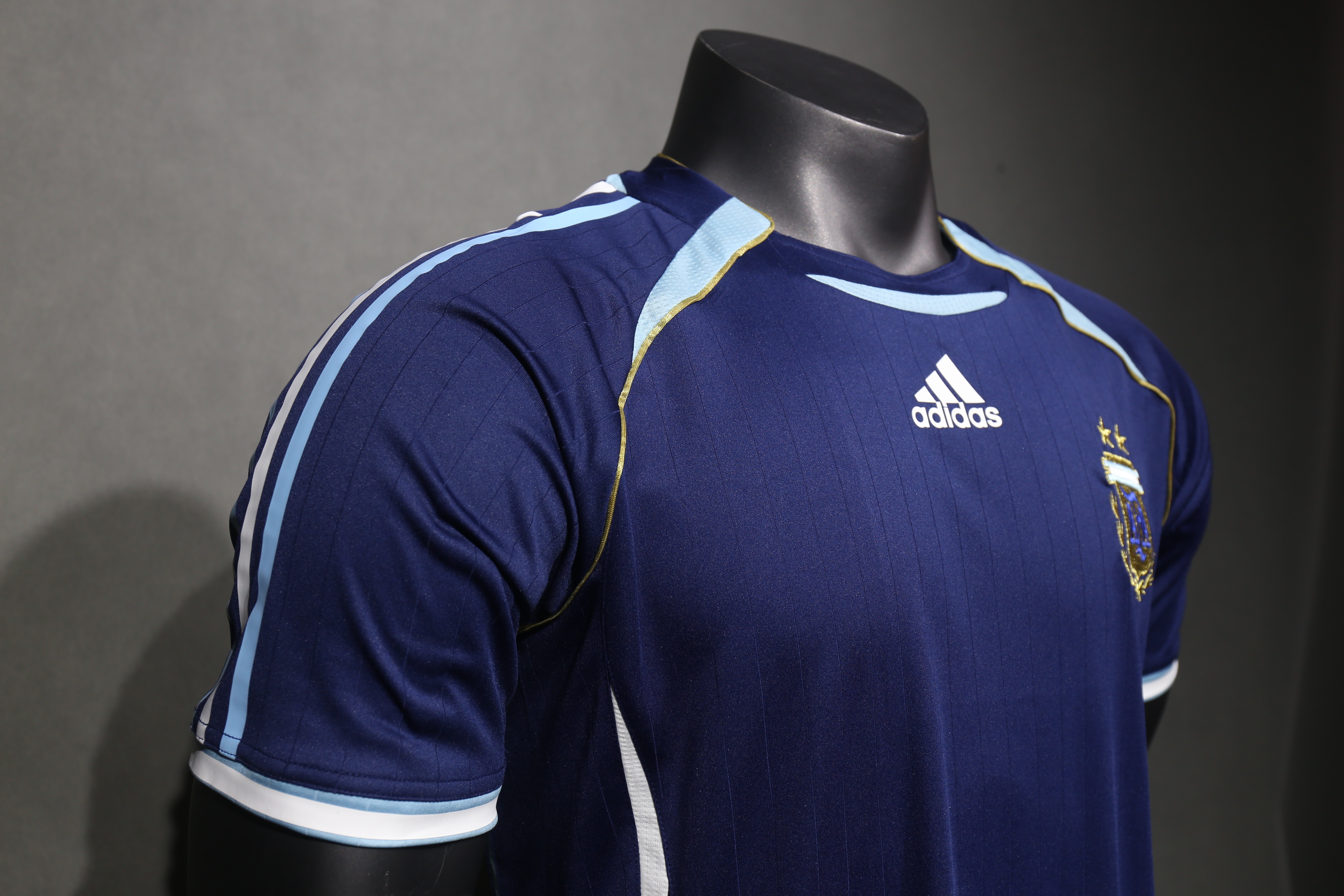 Argentina Retro Authentic Jersey Away Football Jersey World Cup 2006