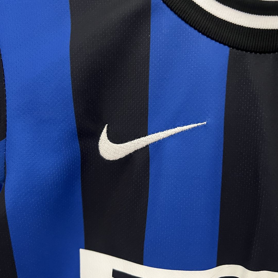 Inter Milan Retro Jersey Custom Kids Kit Jerseys+Shorts 2009/10