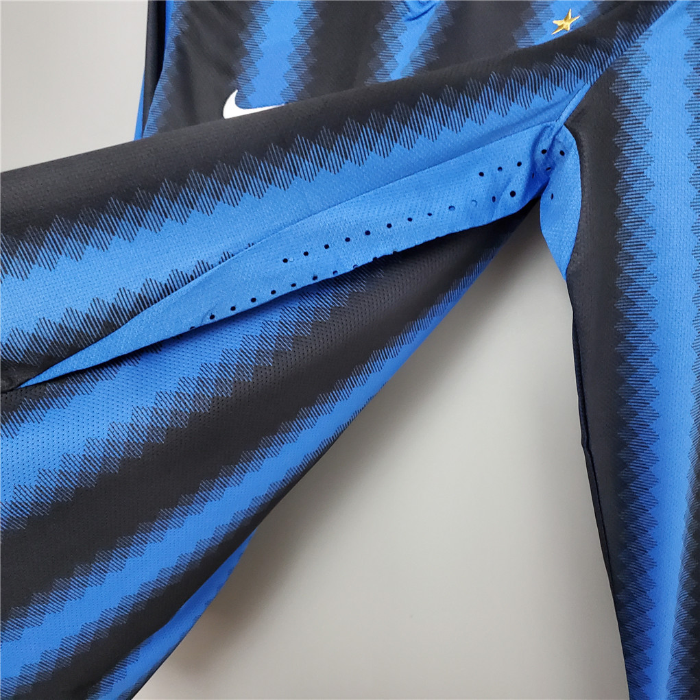 Inter Milan Jersey Custom Home Retro Soccer Jersey Long Sleeve 2010/11