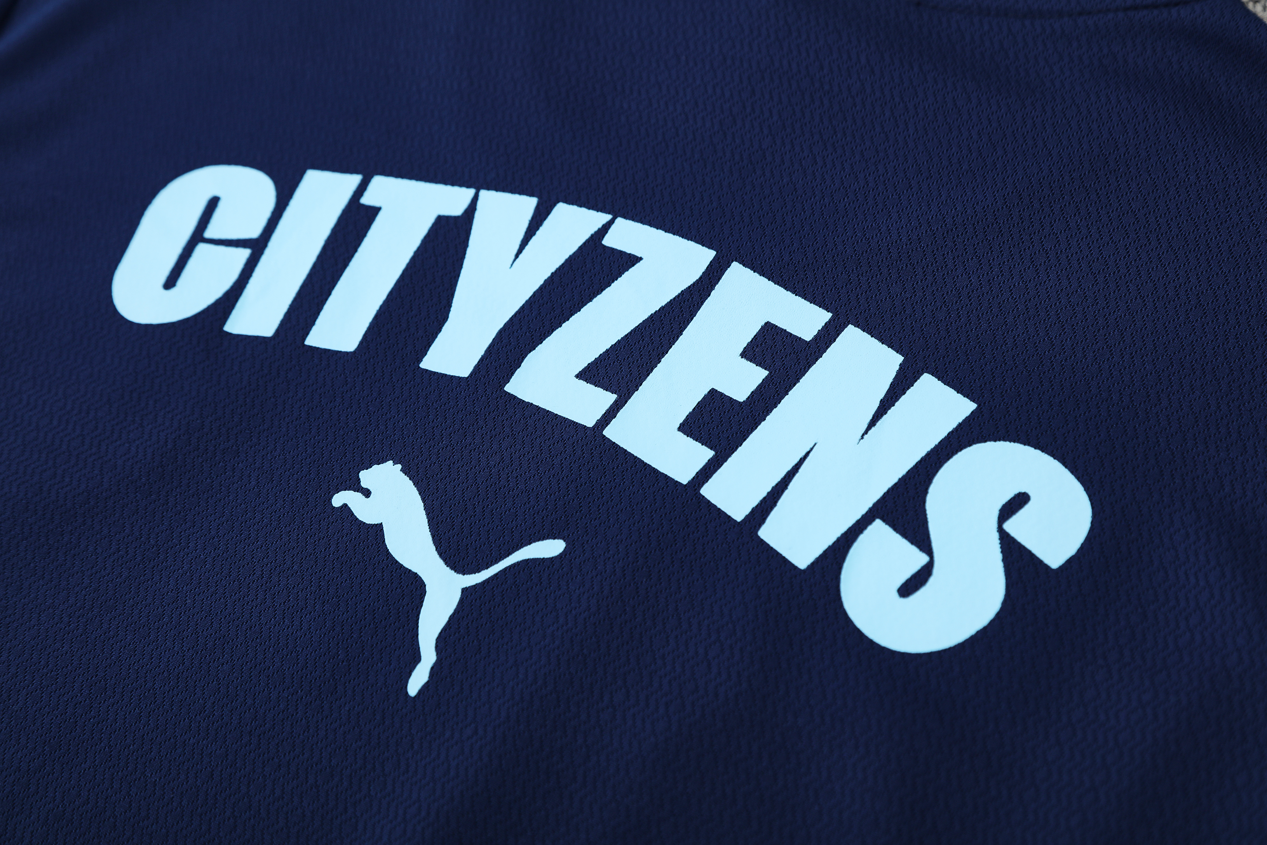 Manchester City Training Jersey Kit Navy 2025/26