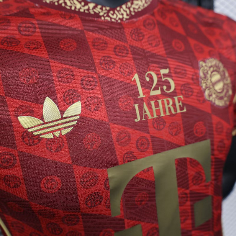 Authentic Bayern Munich Soccer Jersey Shirt 2025/26 125th Anniversary