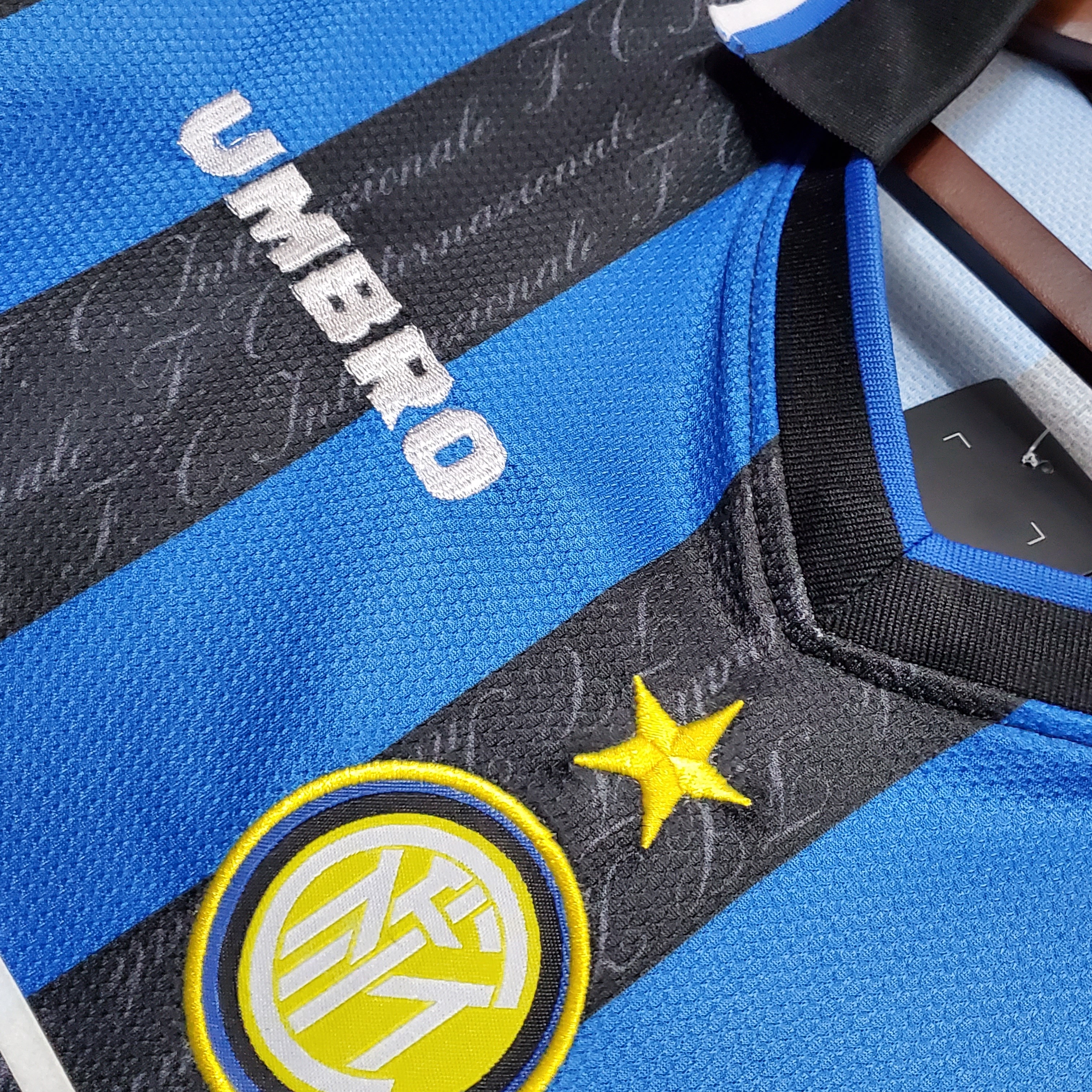 Inter Milan Retro Jersey Custom Home Soccer Jersey 1997/98