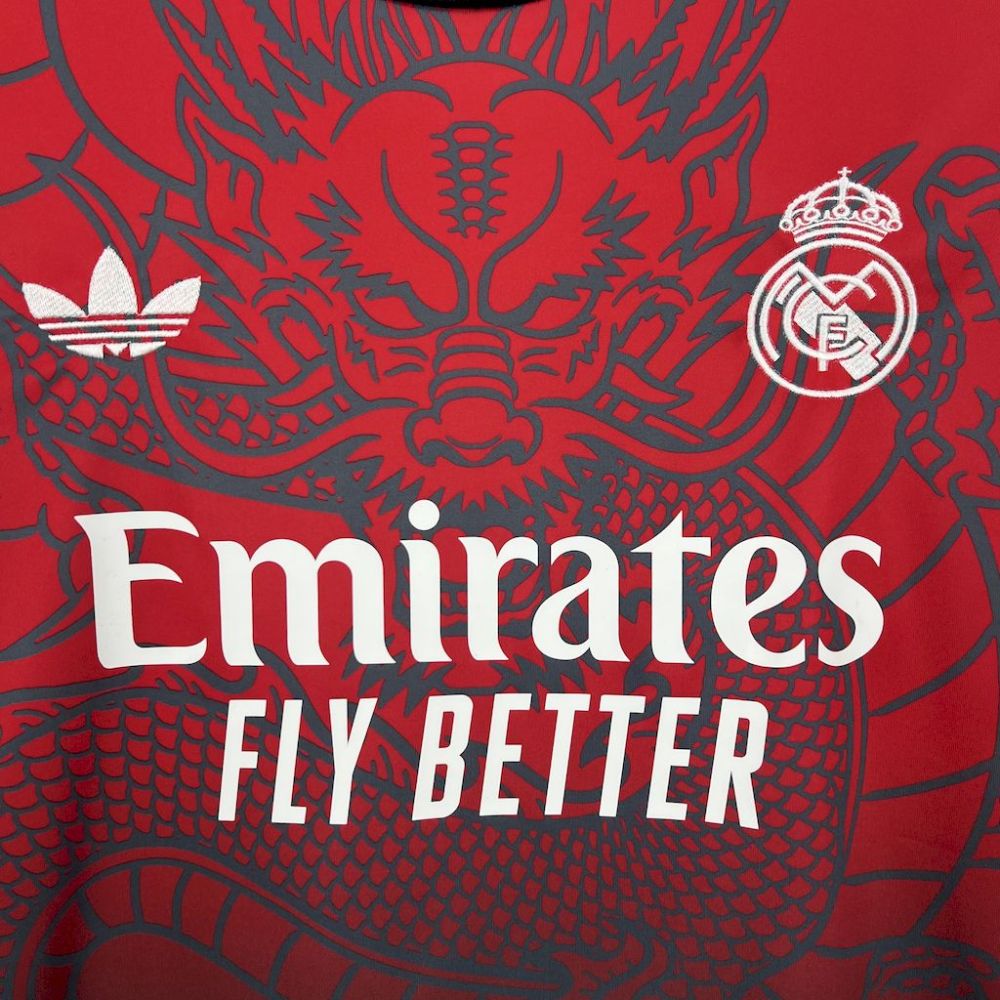Real Madrid Soccer Jersey Dragon Special Edition Custom Shirt 2024/25