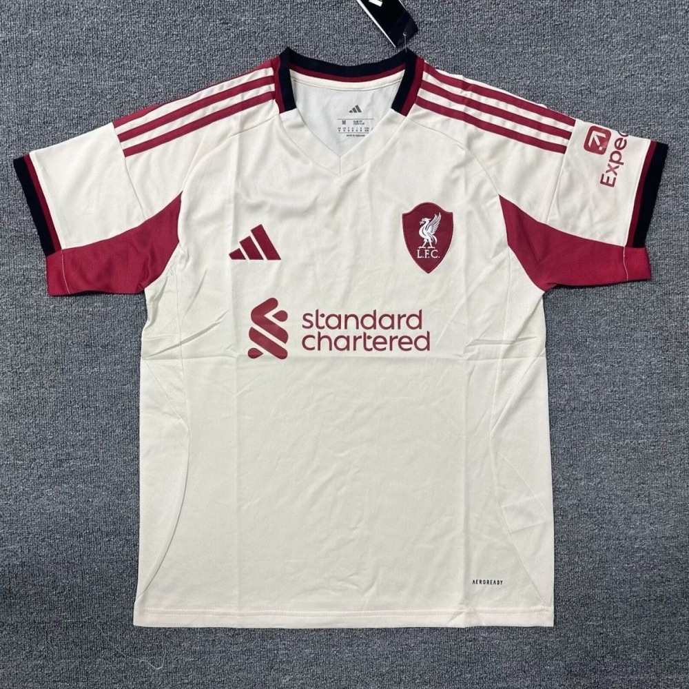 Liverpool Football Jersey Away Custom Shirt 2025/26