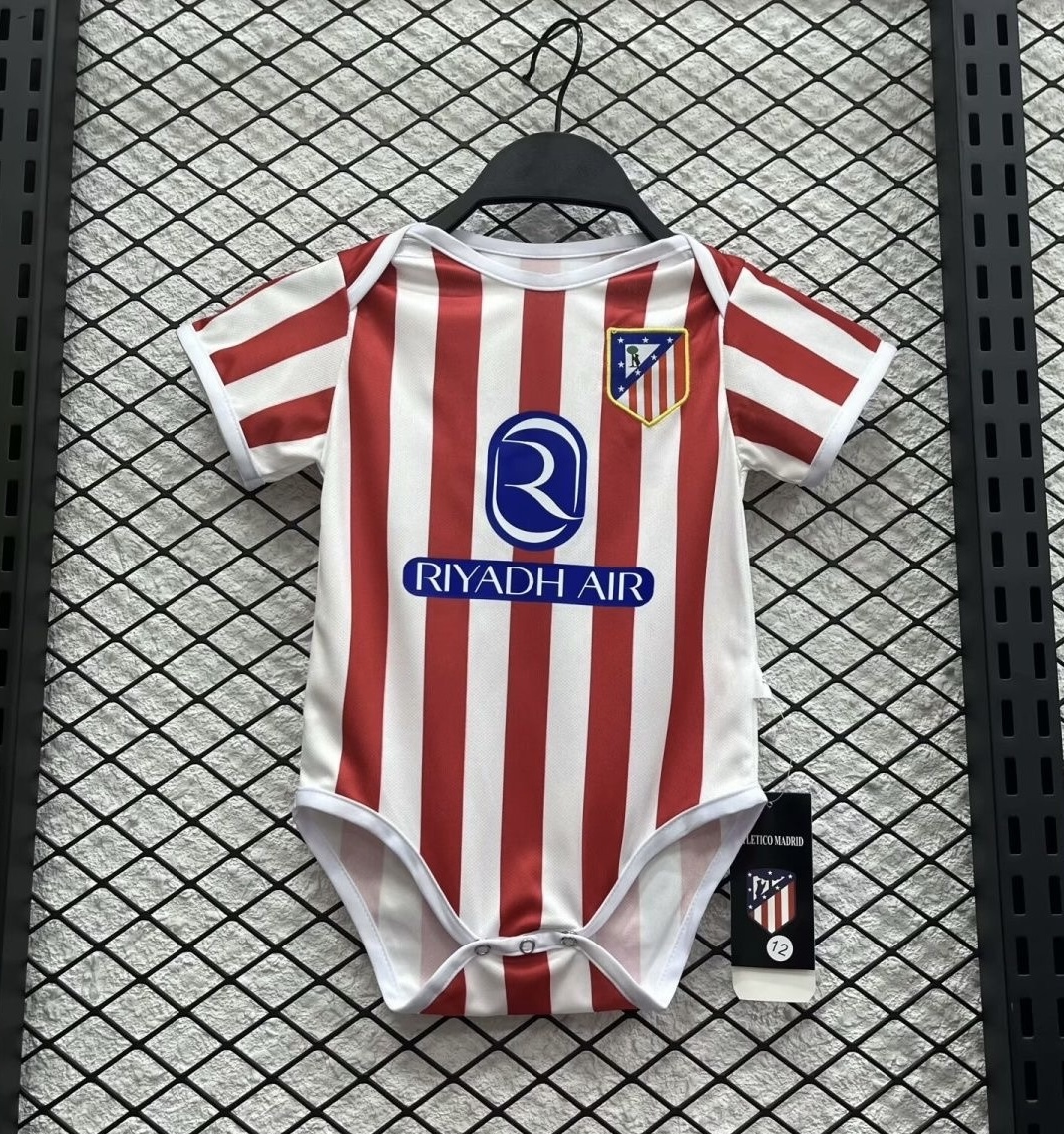 Atletico Madrid Soccer Jersey Home Baby Uniform 2025/26