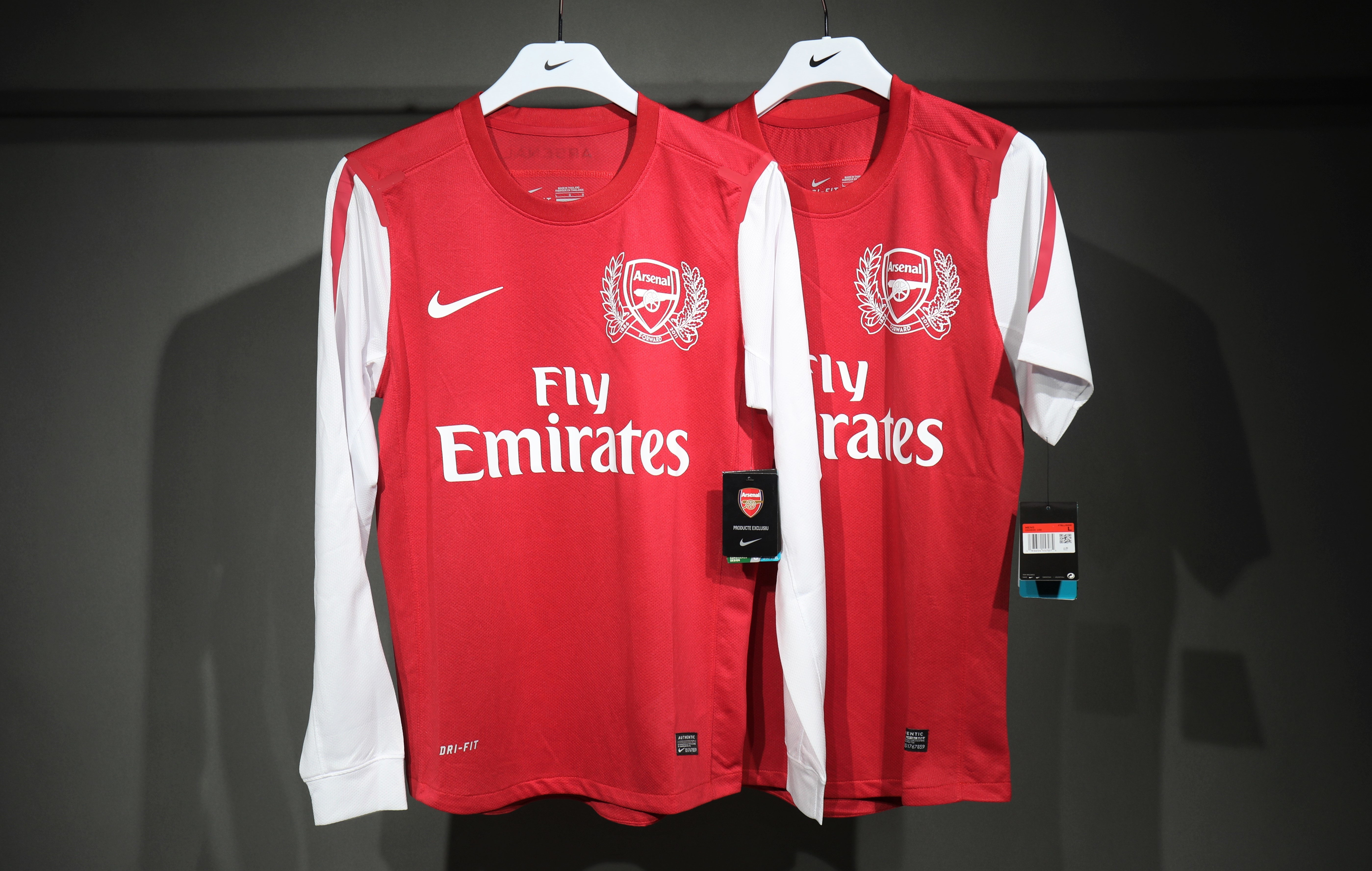 Arsenal Authentic Soccer Retro Jersey Home Shirt 2011-12