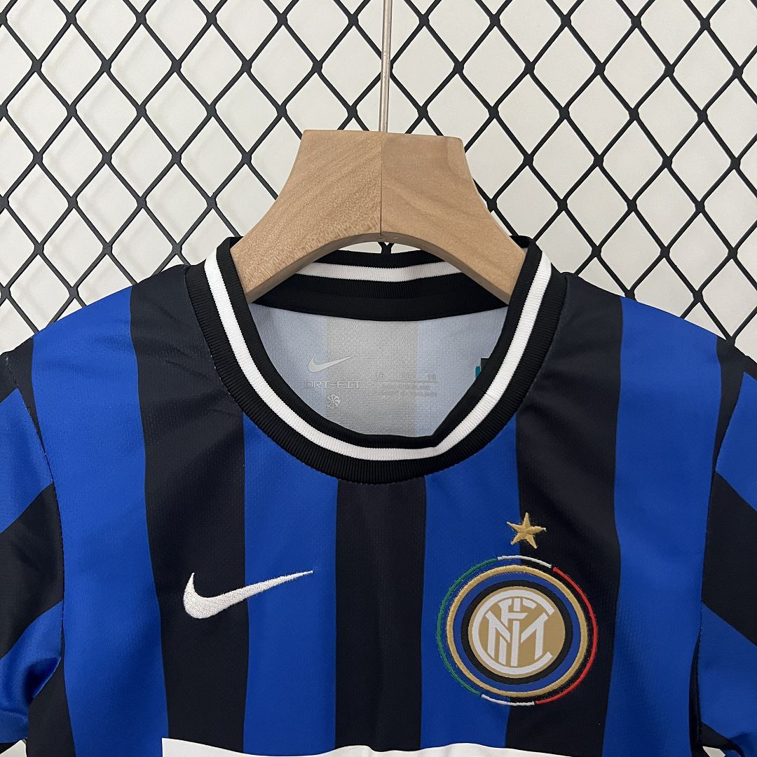 Inter Milan Retro Jersey Custom Kids Kit Jerseys+Shorts 2009/10
