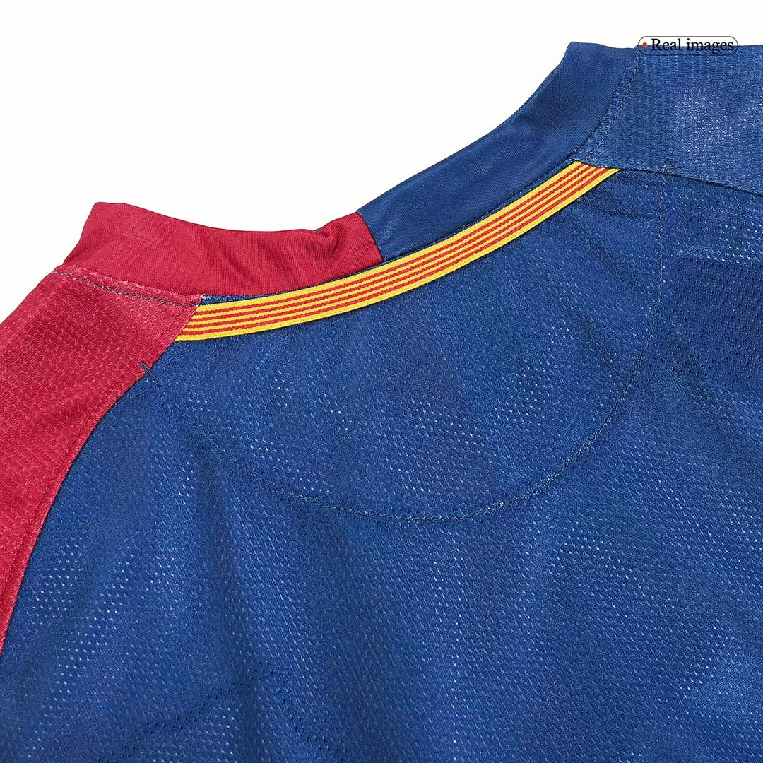 Messi#10 Barcelona Retro Jersey Home Soccer Shirt 2008/09 - UCL