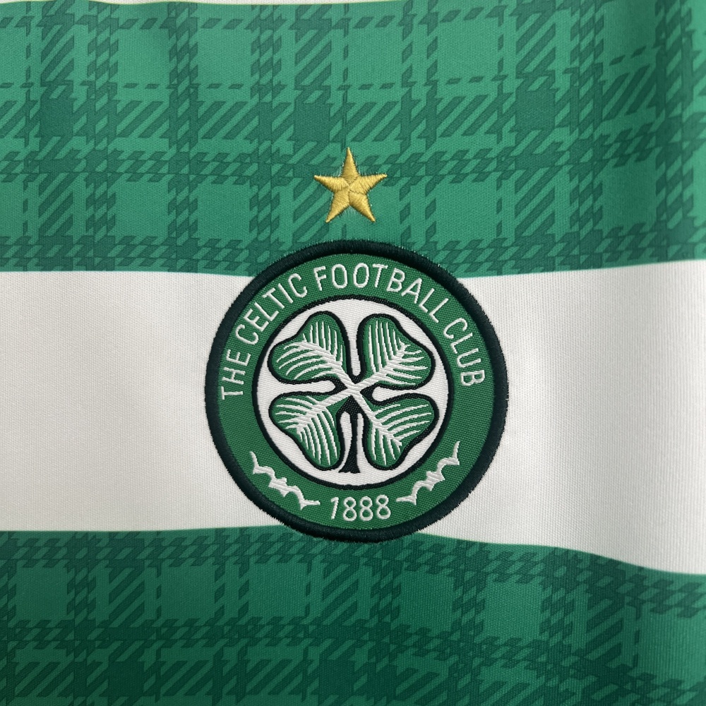 Celtic Soccer Jersey Home Custom Shirt 2025/26