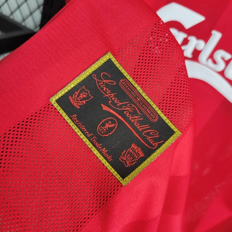Liverpool Retro Football Jersey Home Custom Shirt 1995/96