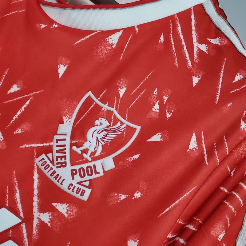 Liverpool Retro Football Jersey Home Custom Shirt 1989-91
