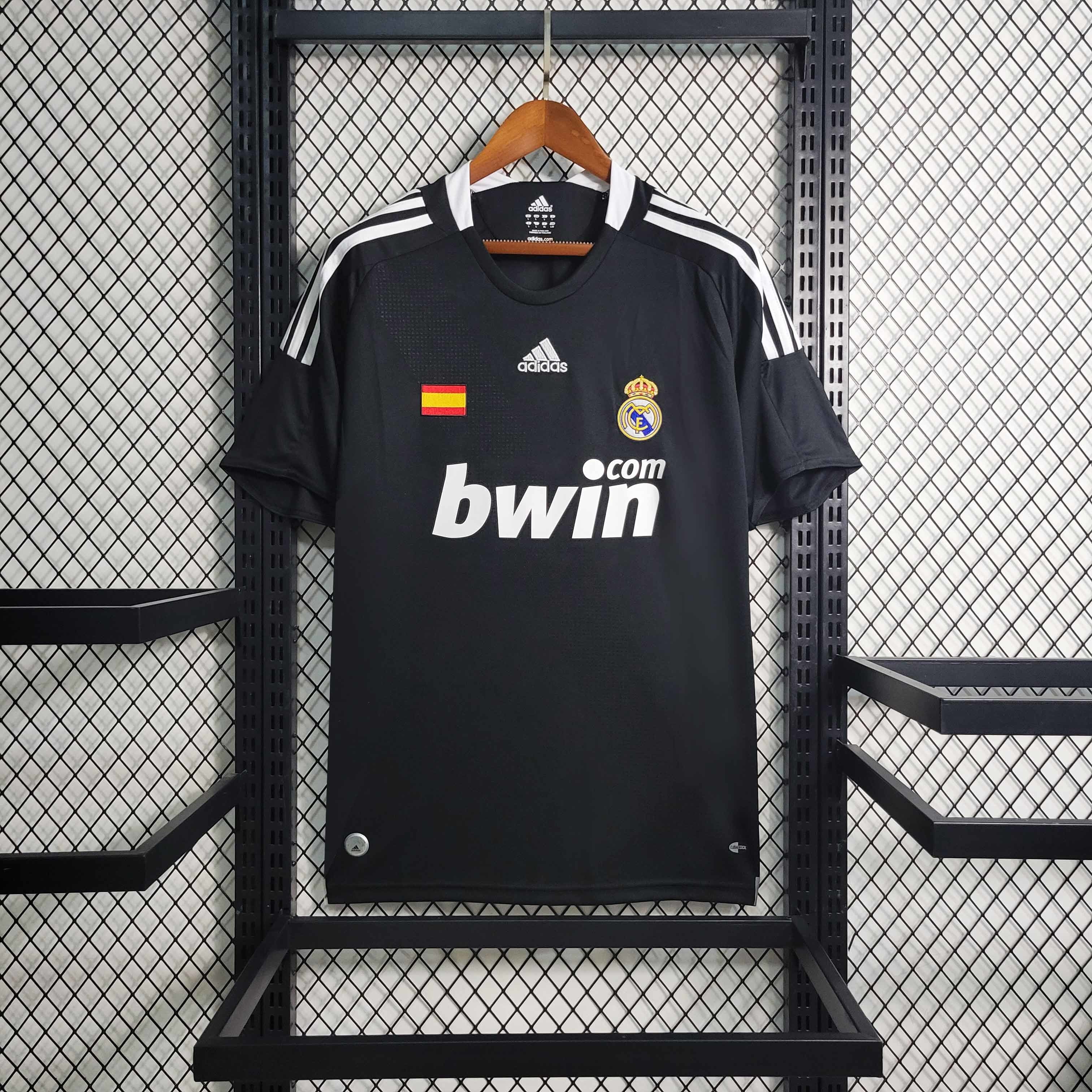 Real Madrid Retro Jersey Third Away Custom Soccer Shirt 2008/09