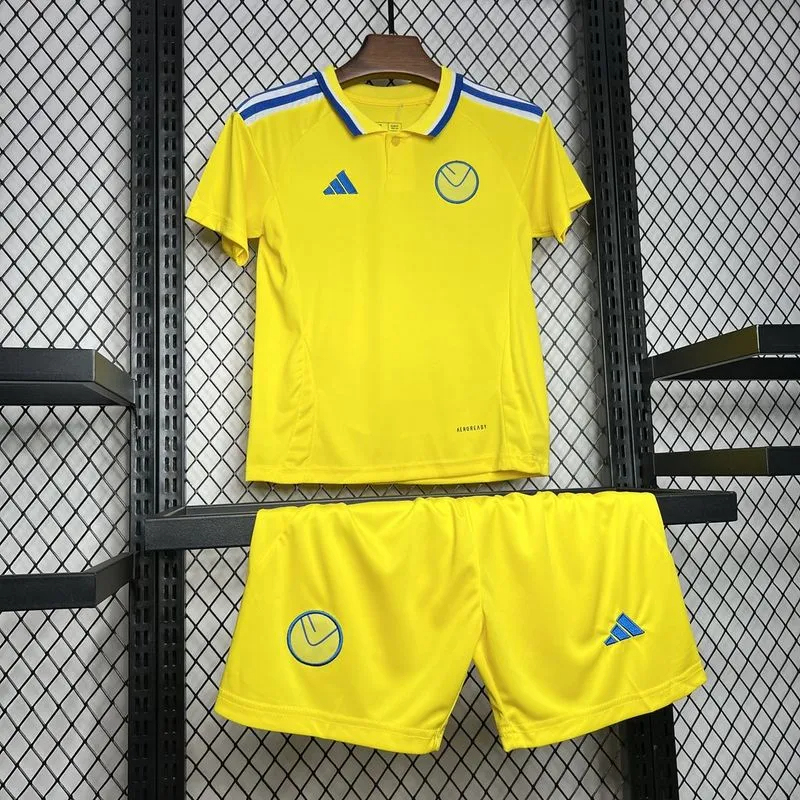 Leeds United Football Jersey Away Kids Kit Jersey+Shorts 2024/25