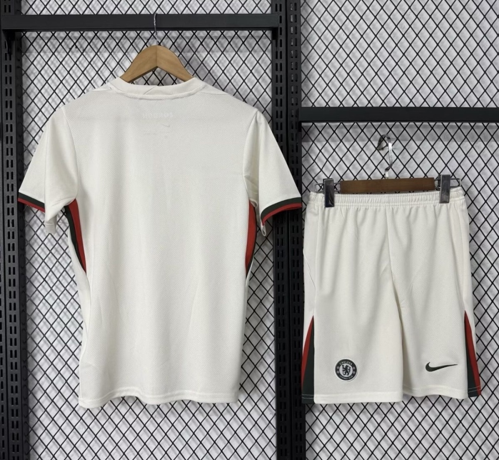 Chelsea Football Jersey Away Kids Kit Jersey+Shorts 2025/26