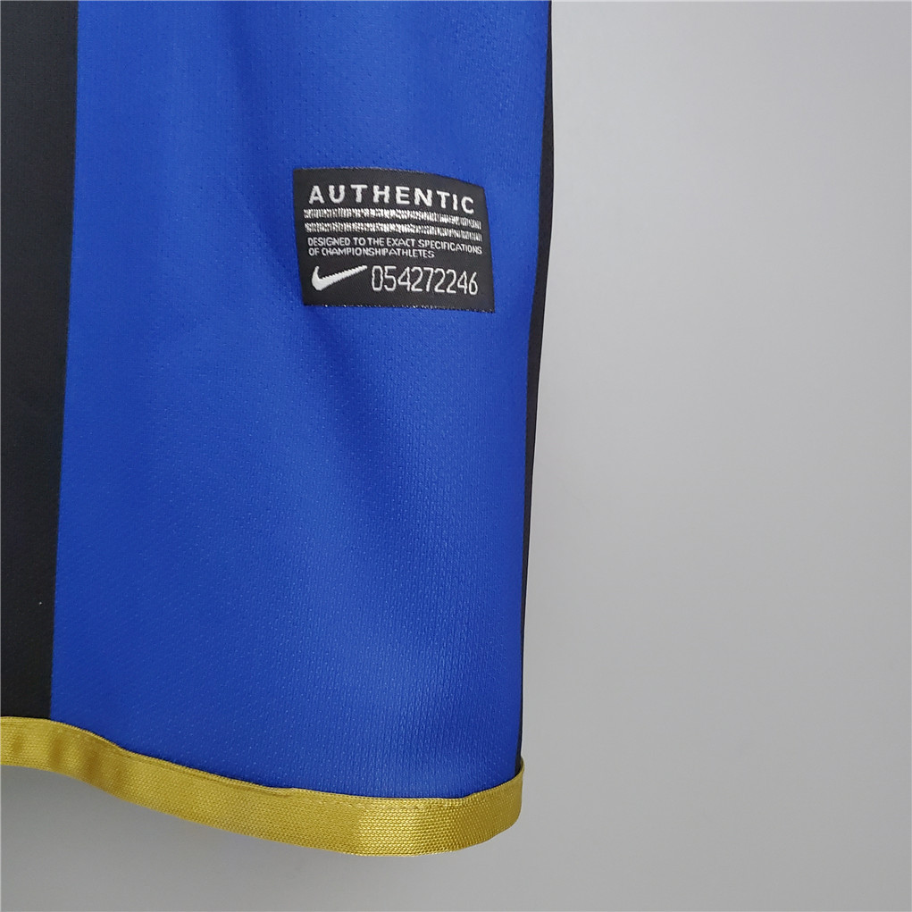 Inter Milan Retro Jersey Custom Home Soccer Jersey 2008/09