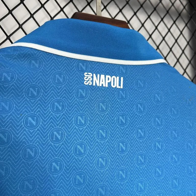 Napoli Soccer Jersey Home Custom Shirt 2024/25