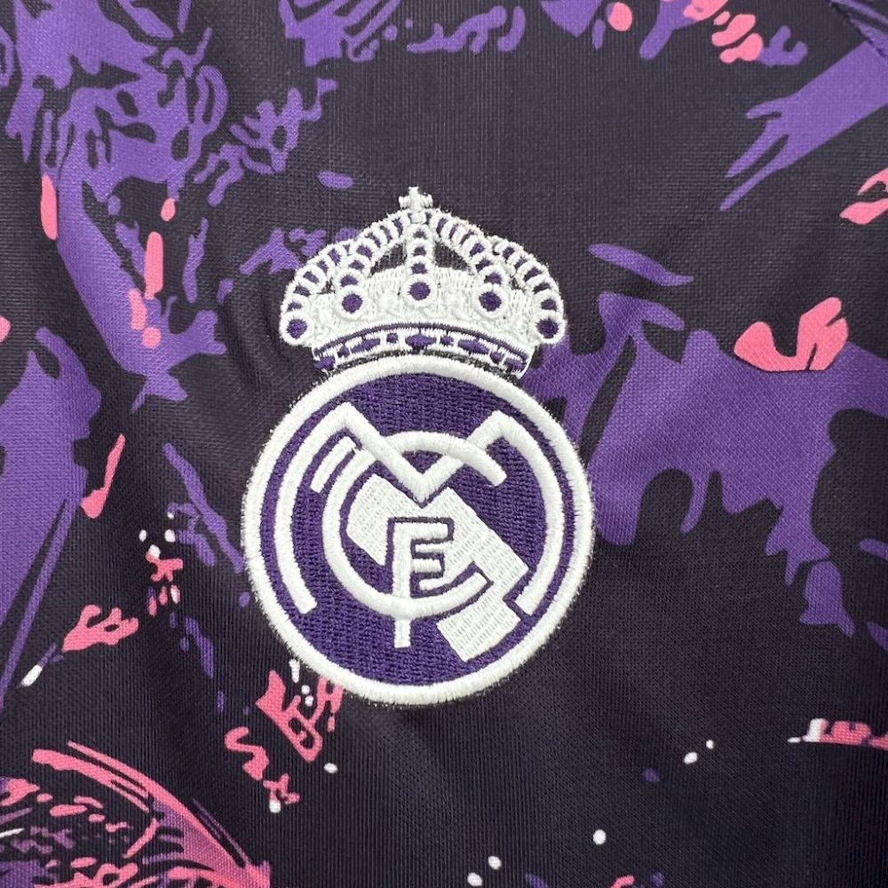 Real Madrid Soccer Jersey Purple Special Edition Custom Shirt 2024/25