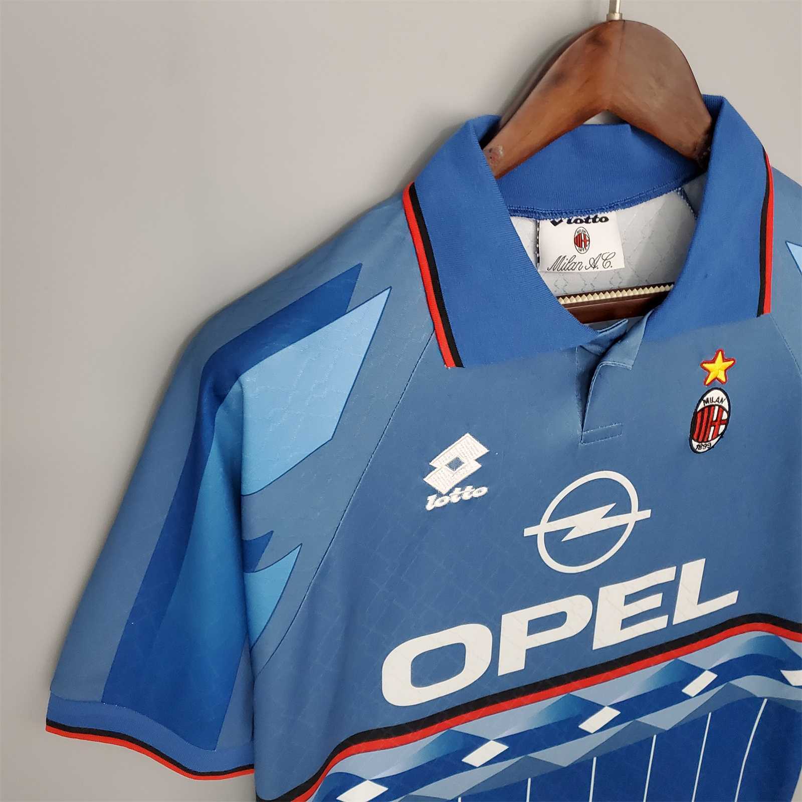 AC Milan Retro Soccer Jersey Fourth Away Custom Shirt 1995/96