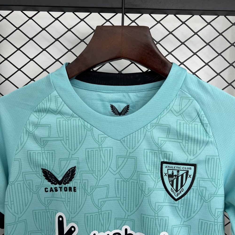 Athletic Club de Bilbao Soccer Jersey Third Away Kids Kit Jersey+Shorts 2025/26