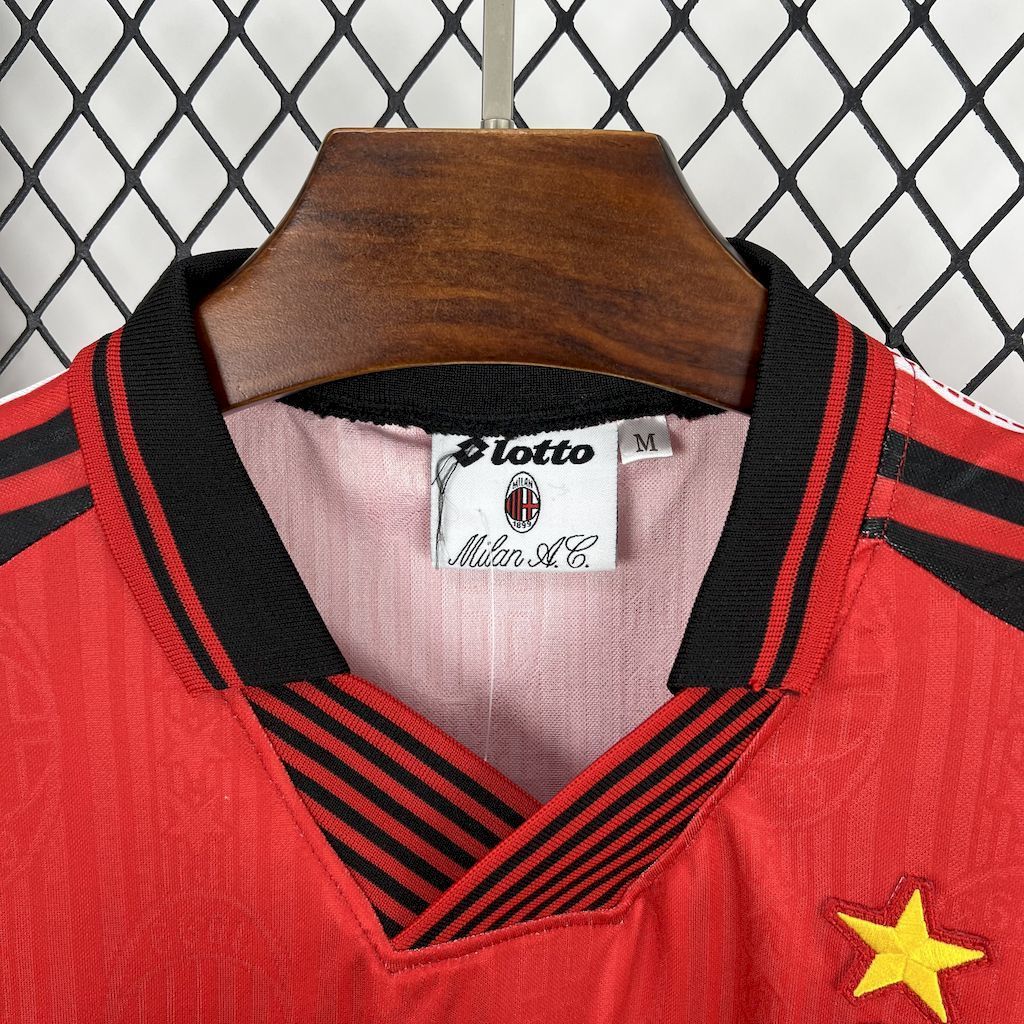 AC Milan Retro Soccer Jersey Away Custom Shirt 1998/99