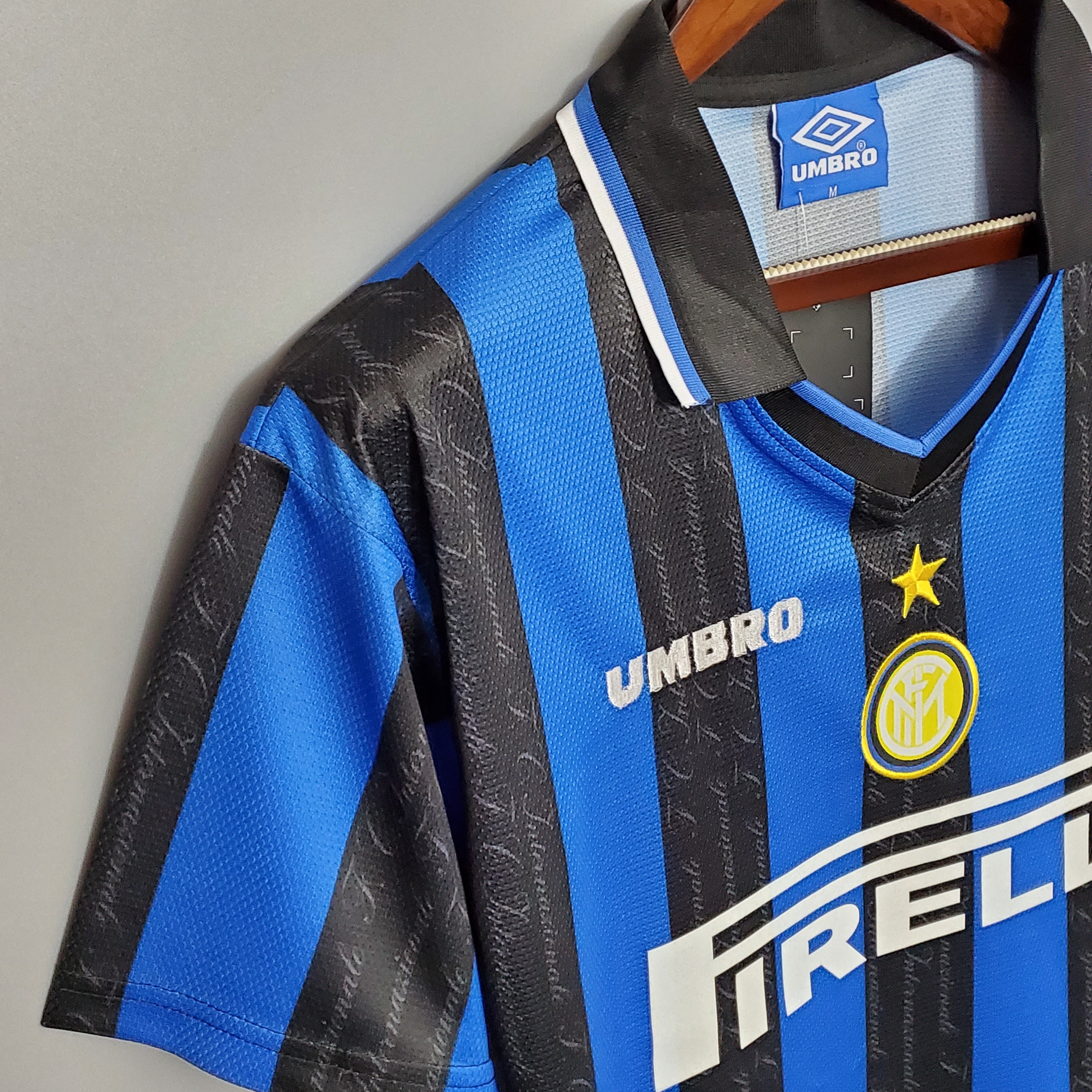 Inter Milan Retro Jersey Custom Home Soccer Jersey 1997/98