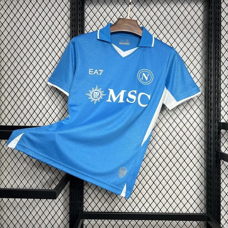 Napoli Soccer Jersey Home Custom Shirt 2024/25
