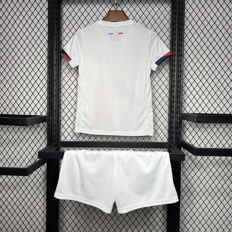 PSG Soccer Jersey Away Kids Kit Jersey+Shorts 2024/25