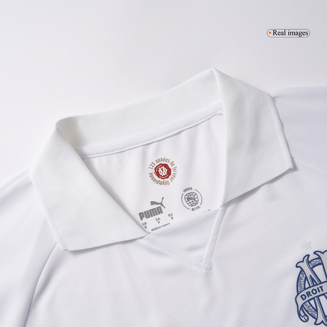 Marseille Soccer Jersey 125th Anniversary White Custom Shirt 2024/25