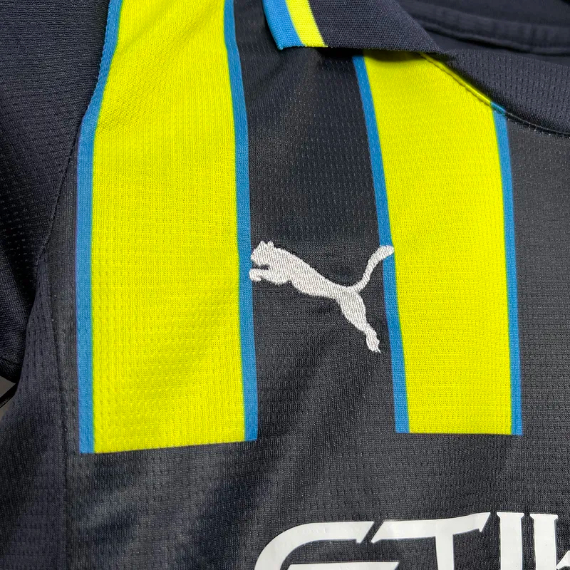 Manchester City Away Kids Kit Jersey+Shorts 2024/25